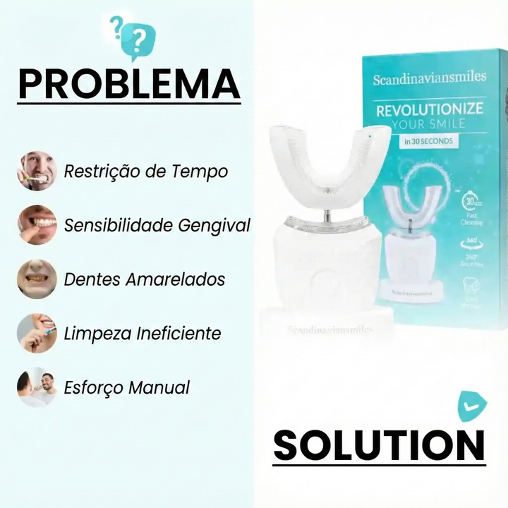 Smile360™ Escova Elétrica em U